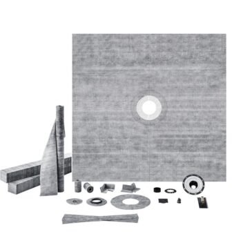 Shower Curb Kit 72 in. W x 72 in. L Shower Kit...