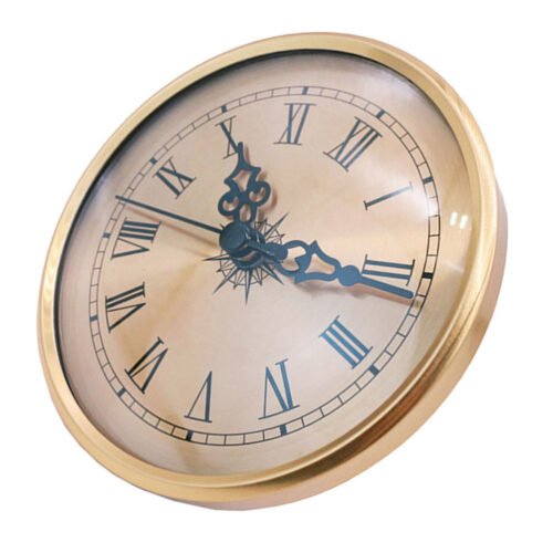 Silent Clock Office Metal Quartz Wall Clocks for Home Decor Round Shaped