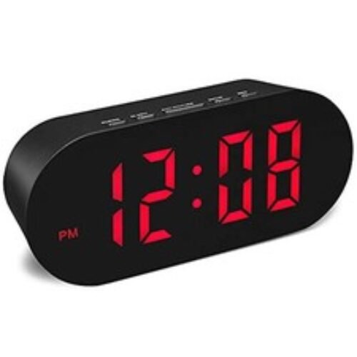 Simple Easy to Use Digital Alarm Clock,Small Compact,Auto Dim at Night and 6