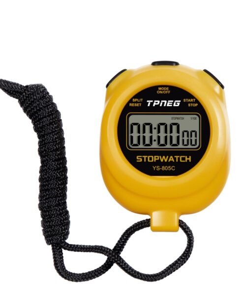 Simple Stopwatch Timer - Easy to Use, Set Up, Read, and Carry - Large Display -