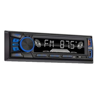 Single DIN Car Stereo Audio Bluetooth FM MP3 SD AUX Dual USB...