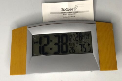 SkyScan Atomic Clock Digital Temperature & Weather Wireless