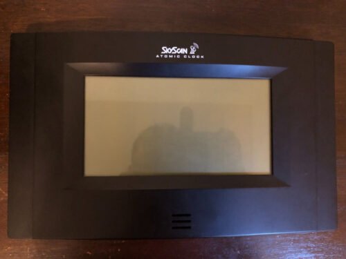 SkyScan Atomic Clock Wireless Digital Weather Clock 84060