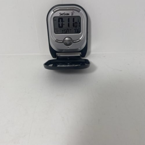 SkyScan Compact Travel Atomic Alarm Clock Time Date Model 31420E