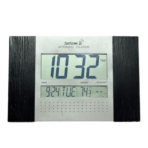 SkyScan Digital Atomic Wall Desk Clock Read