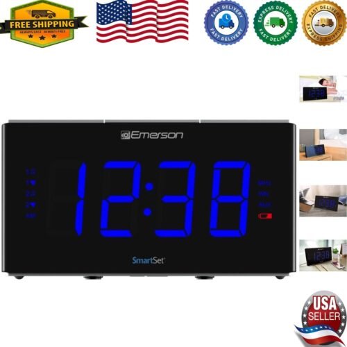 Sleep Enhancer - Smartset Sound Therapy Alarm Clock with Adjustable Brightness