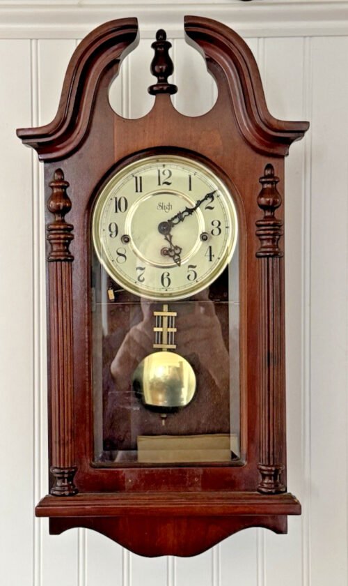SLIGH USA Mechanical Wall Clock with Westminster Chime - Hermle German Movement