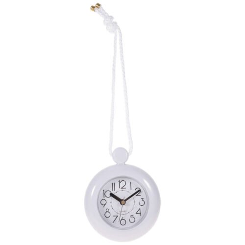 Small Bathroom Clock on Rope Shower Timer Waterproof Wall Office