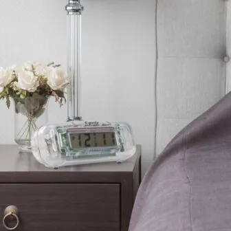 Small Clear Digital LCD Alarm Table Clock featured image