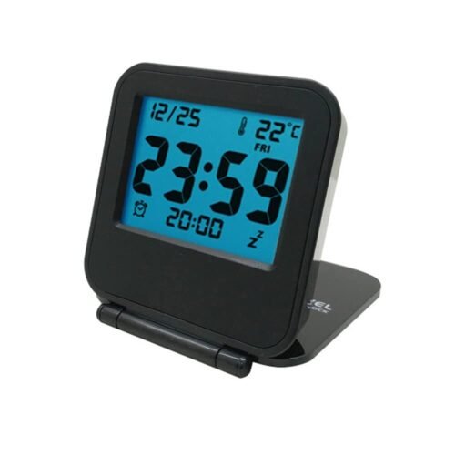 Small Mini Digital Travel Alarm ClocksBattery Operated Travel Clock with LCD ...