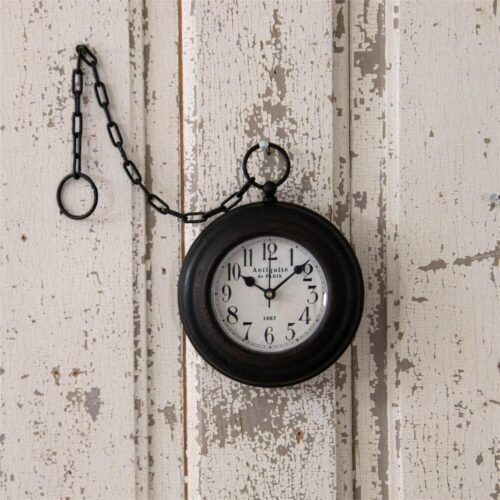 Small Pocket Watch hanging Wall Clock