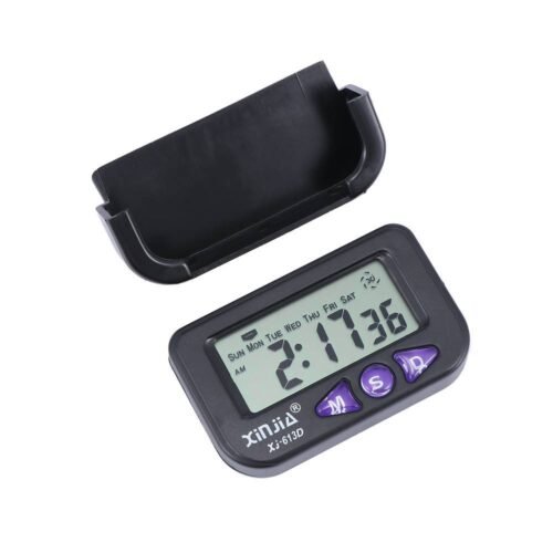 Small Portable Digital Travel Alarm Clock Automotive Electronic Stopwatch