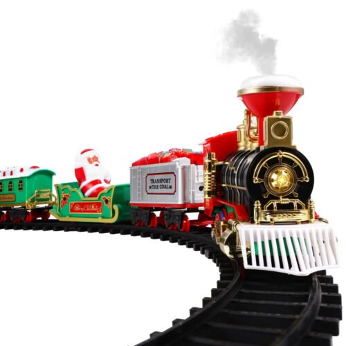 Small Train Kids Gift under Christmas Tree Model with Authentic Light