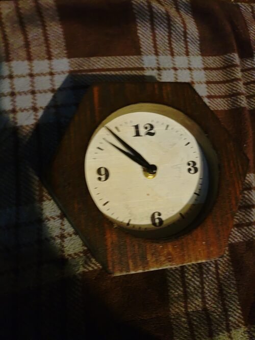 Small Wooden Wall Clock