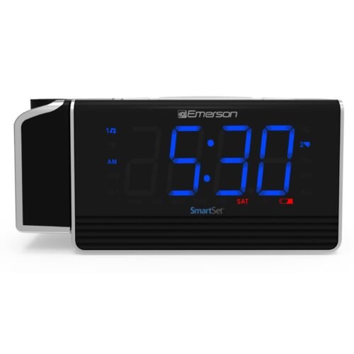 Smartset Sound Therapy Alarm Clock Radio with White Noise/Nature Sounds 1.8"
