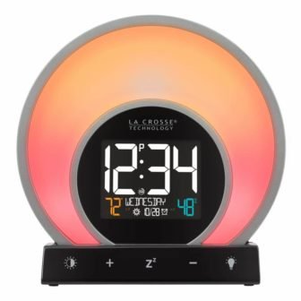 Soluna C79141 Mood Light Alarm Clock with Temperature and Humidity