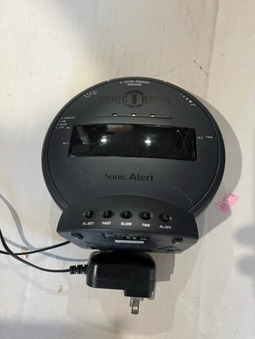Sonic Alert Sonic Bomb Extra Loud Alarm Clock SBB500SS TESTED