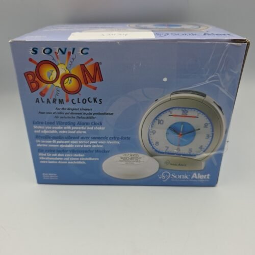 Sonic Alert Sonic Boom SA-SBA475SS Analog Alarm Clock Hearing Impaired Vibrate