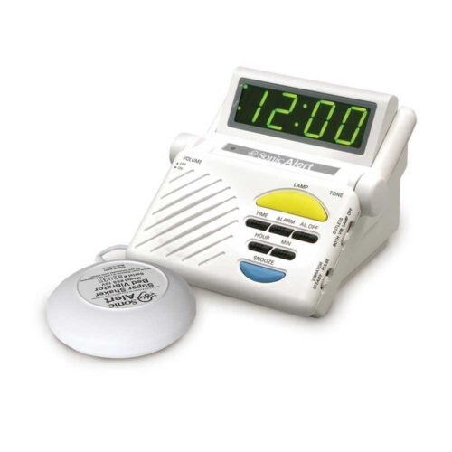 Sonic Alert Sonic Boom SB1000 Vibrating Alarm Clock W/ Bed Shaker, Lamp Flasher