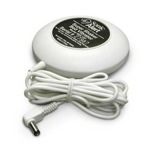 Sonic Alert Super Shaker 12V White Bed Shaker for Sonic Boom Clocks