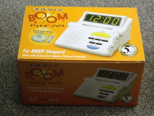 Sonic Boom Alarm Clock with Bed Shaker ***USA Seller*** Brand New