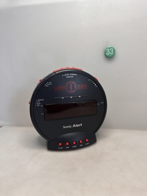 Sonic Boom Extra Loud Alarm Clock SBB500SS v3 - Clock ONLY (No Cords or Shaker)