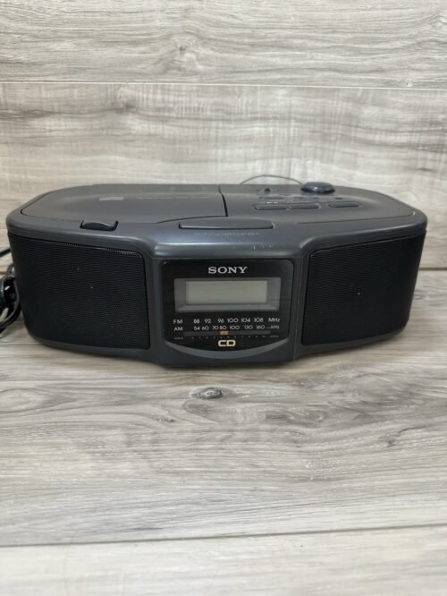 SONY Compact Disc CD Player AM FM Clock Radio Dual Alarms - ICF-CD800 Tested
