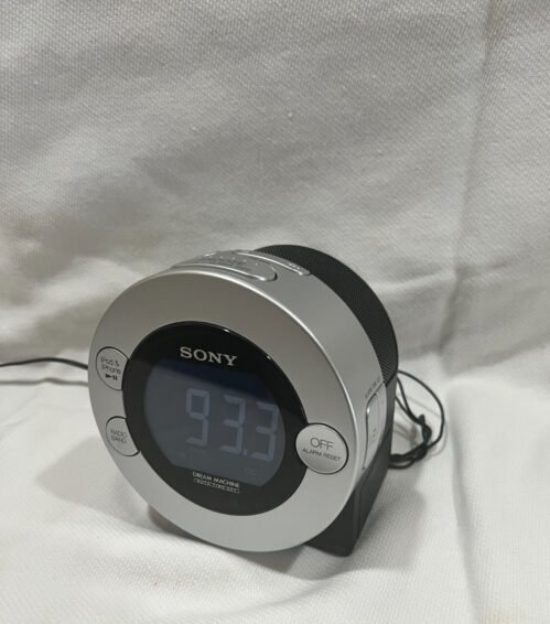 Sony Dream Machine Alarm Clock AM/FM Radio iPod & iPhone Dock ICF-C7iP Tested