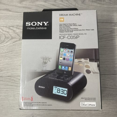 Sony Dream Machine Alarm Clock and Radio ICF-CO5iP iPod/iPhone Dock OPEN BOX