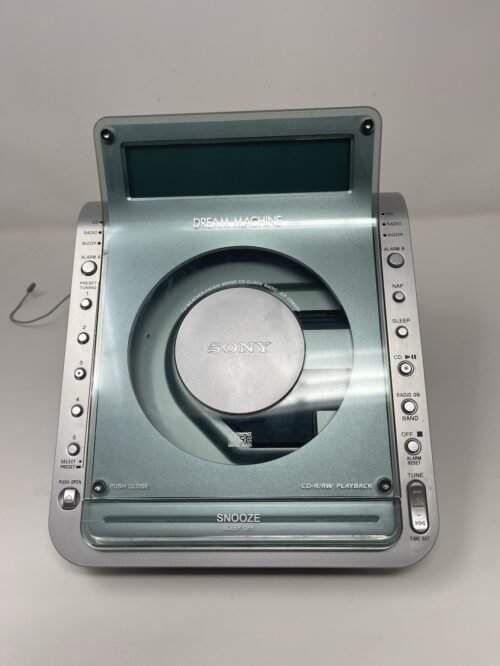 Sony Dream Machine Alarm Clock CD Player Radio Tested ICF-CD855V TESTED WORKS