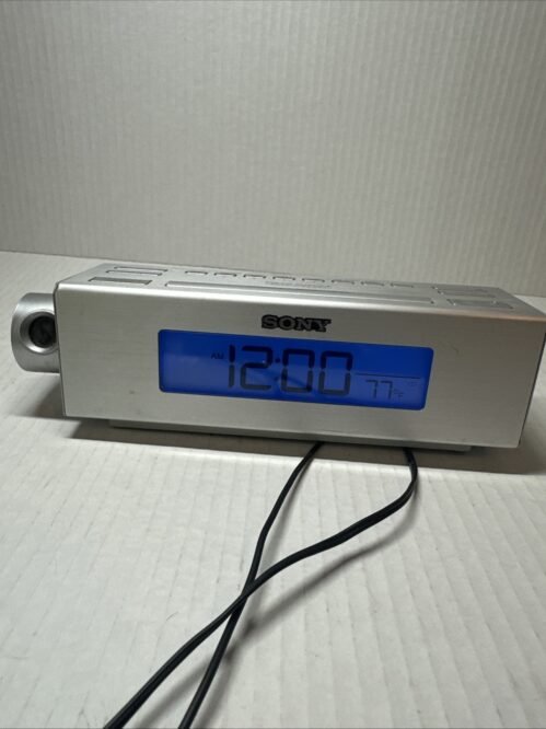 Sony Dream Machine Alarm Clock Radio Red Projector Nature Sound ICF-C717PJ
