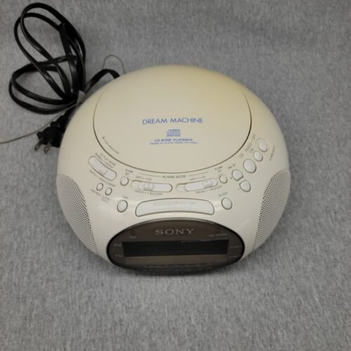 Sony Dream Machine Alarm Clock Radio With CD Player ICF-CD831 Tested And Working