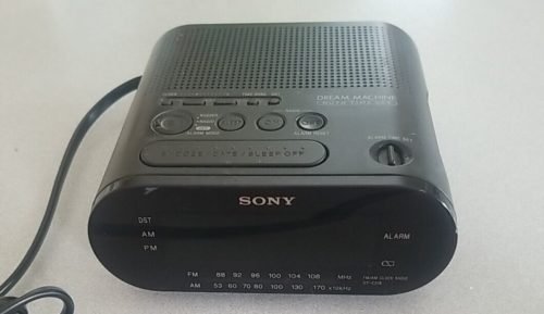 Sony Dream Machine Clock Radio - Black (ICFC218)