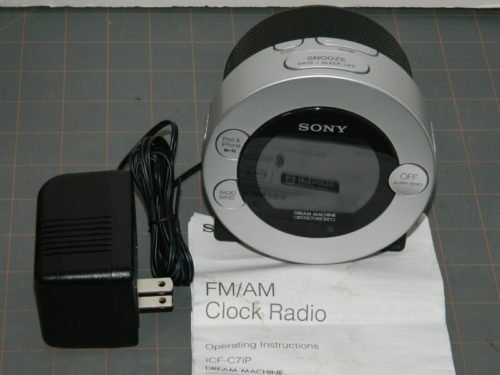 Sony Dream Machine Dual Alarm Clock Radio ICF-C7iP 30 Pin iPod/iPhone Dock