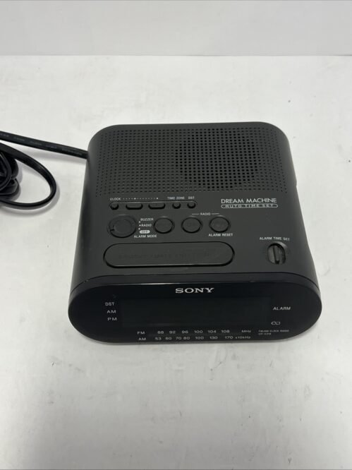Sony Dream Machine ICF-C218 Black Alarm Clock Radio AM FM LED Display