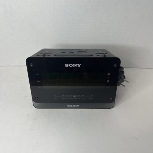 Sony Dream Machine ICF-C414 Alarm Clock Large Display Auto Time Set Radio Buzzer