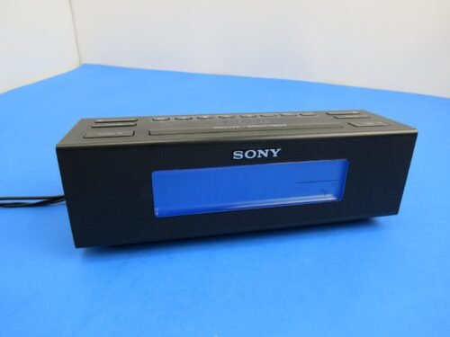 Sony Dream Machine ICF-C707 Digital AM/FM Alarm Clock Radio Nature Sounds Black