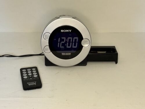 Sony Dream Machine ICF-CD3iP FM/AM Clock Radio w/ CD Player iPhone Dock Tested