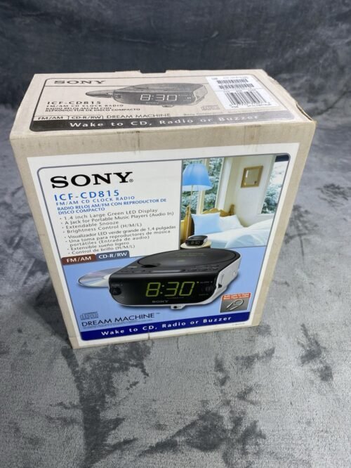 Sony Dream Machine ICF-CD815 FM/AM CD Player Clock Music Alarm Radio NEW