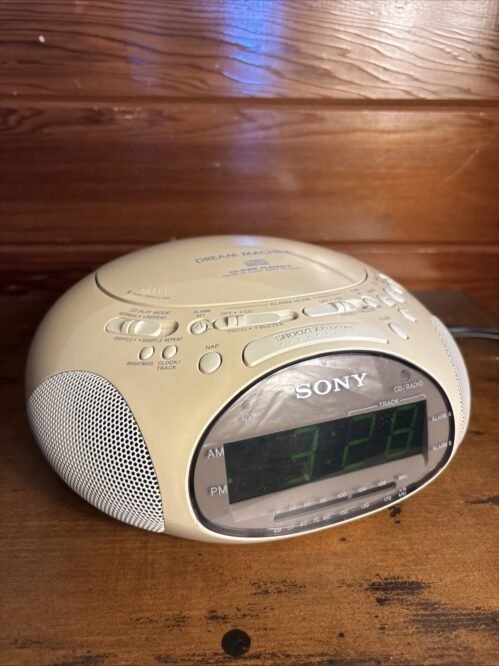 Sony Dream Machine ICF-CD831 AM/FM Radio/CD Player Alarm Clock - Tested, Works