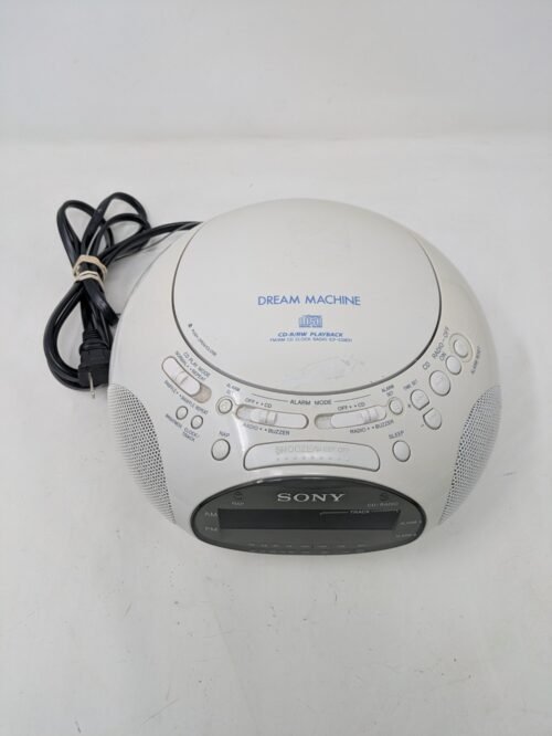 Sony Dream Machine ICF-CD831 CD Clock Radio - Tested - All Features Working.
