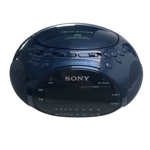 SONY DREAM MACHINE ICF-CD831 CD Clock Radio - Tested - All Features Working VTG