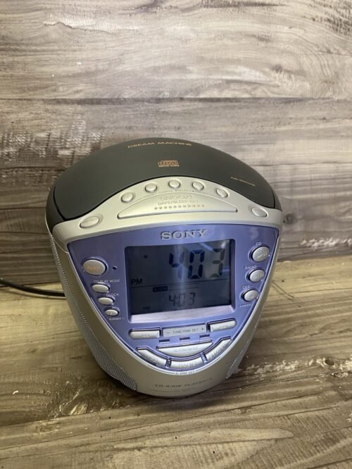 Sony Dream Machine ICF-CD853V CD Player Alarm Clock AM/FM Radio - TESTED
