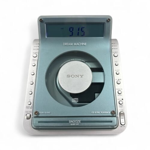 Sony Dream Machine ICF-CD855V CD AM FM Alarm Clock Radio TESTED WORKS