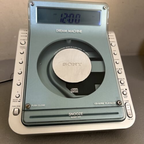 Sony Dream Machine ICF-CD855V CD Player Alarm Clock Radio