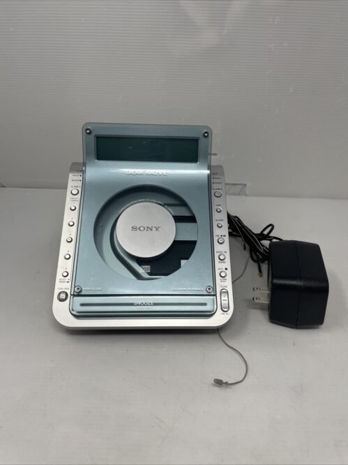 Sony Dream Machine ICF-CD855V CD Player Alarm Clock Radio Needs New Power Cord