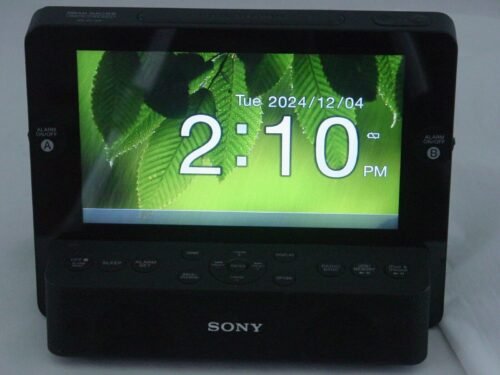 Sony Dream Machine ICF-CL75iP 7" LCD Screen AM/FM Clock Radio + iPod Dock