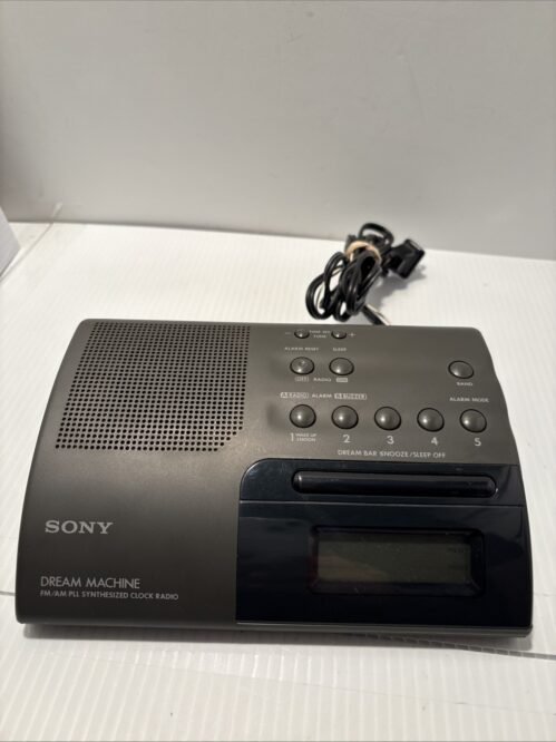 Sony Dream Machine Original 1992 Radio Alarm Clock ICF-C203 Very Good Conditions