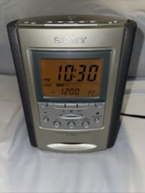 Sony Dream Machine TV/Weather FM/AM 4Band CD Clock Radio Alarm Works