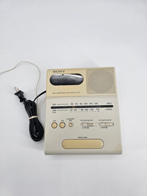 Sony Dual Alarm Digital Clock Radio (Model # ICF-C770)
